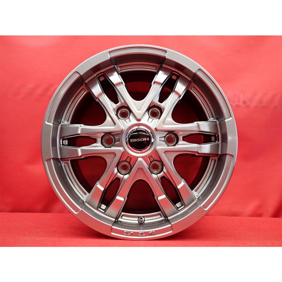 バイソン BISON BN-03 中古ホイール 4本 6J 15インチ PCD139.7 6穴 +44