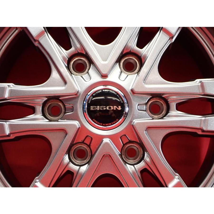 バイソン BISON BN-03 中古ホイール 4本 6J 15インチ PCD139.7 6穴 +44
