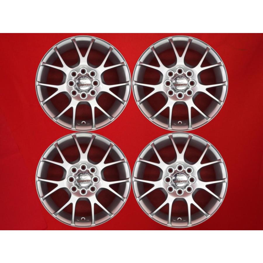 絶版 希少 ホクトレーシング ヒリュウ 中古ホイール 4本 5J 14インチ 