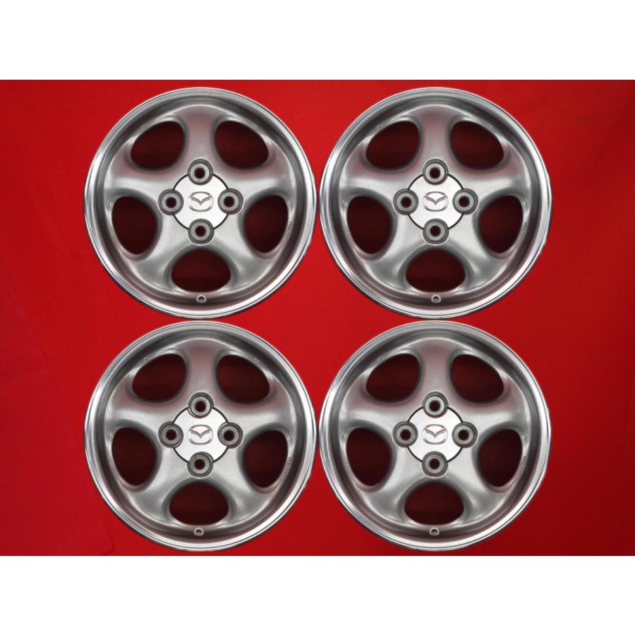 マツダロードスター　純正ホイール4本セット 4本SET 会社宛 送料無料 16×6.5J マツダ 純正 アルミ ホイール 4穴