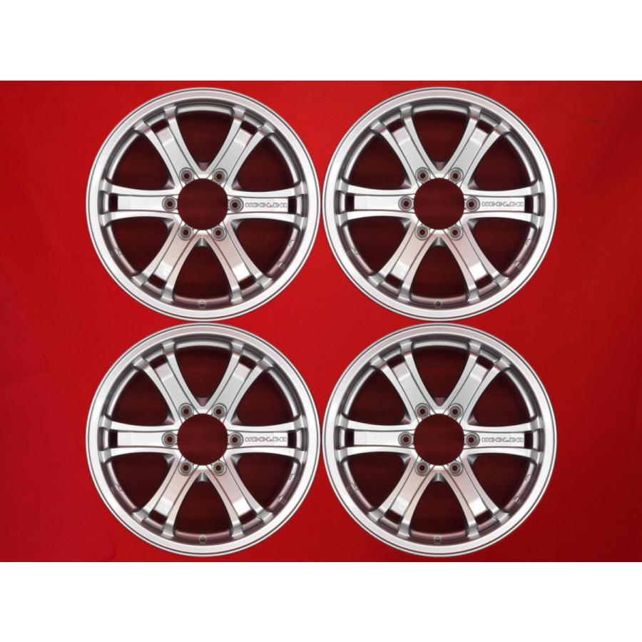 ランクルプラド　KEELER FORCE17インチ アルミホイール 4本セット WEDS KEELER FORCE 6スポーク 中古ホイール 4本 7.5J 17インチ PCD139