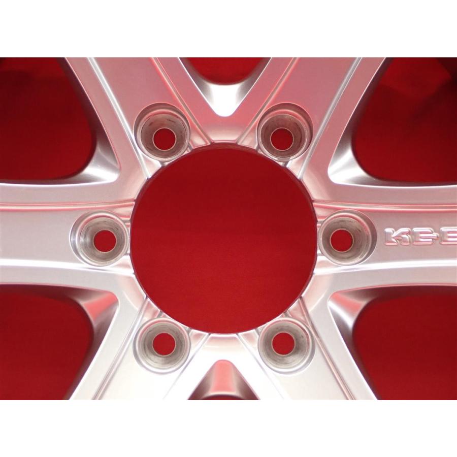 WEDS KEELER FORCE 6スポーク 中古ホイール 4本 7.5J 17インチ PCD139
