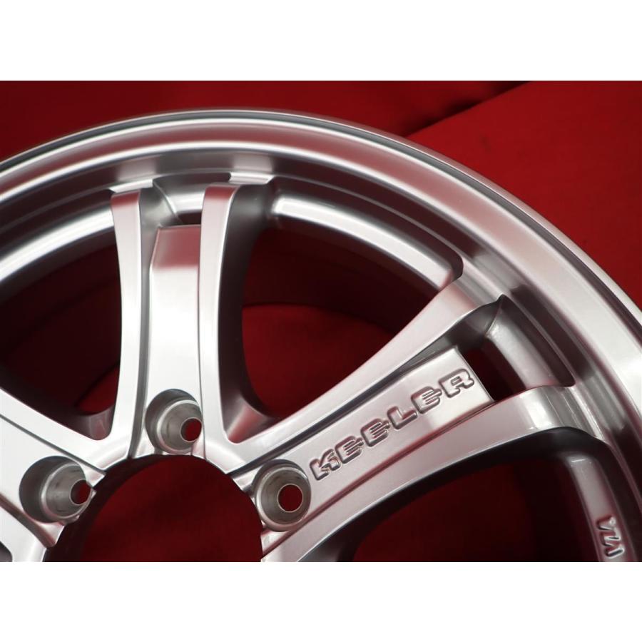 WEDS KEELER FORCE 6スポーク 中古ホイール 4本 7.5J 17インチ PCD139