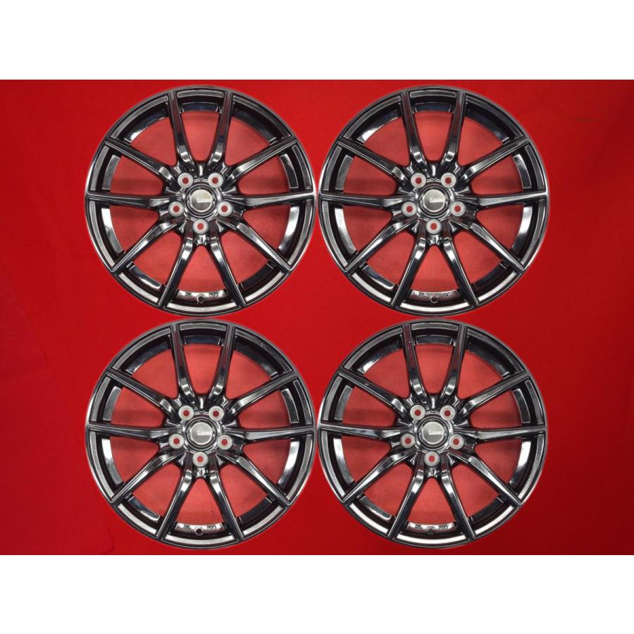 軽量 1本6.7kg G.speed ジースピード P-02 中古ホイール 4本 6.5J 16 