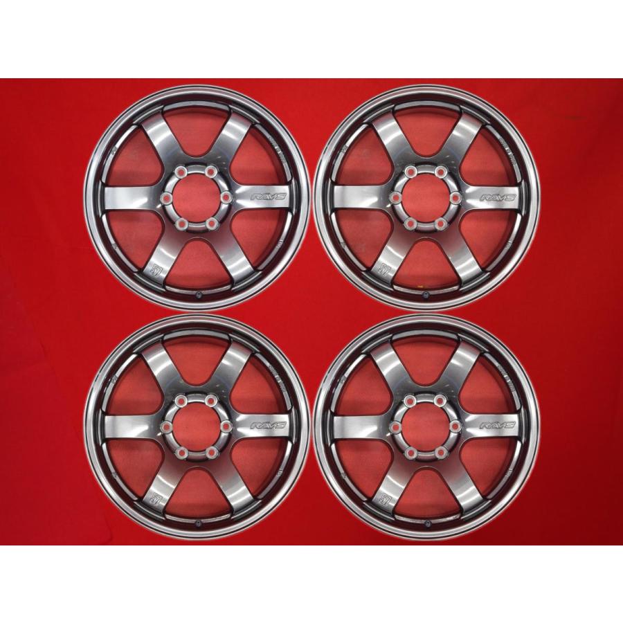 RAYS グラムライツ 57 DR-X 中古ホイール 4本 8J 18インチ PCD139.7 6
