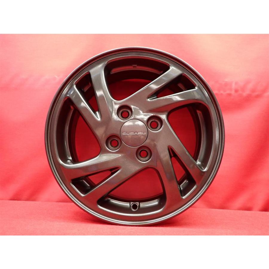 SUBARU スバル プレオ RS 純正 中古ホイール 4本 5J 14インチ PCD100 4 