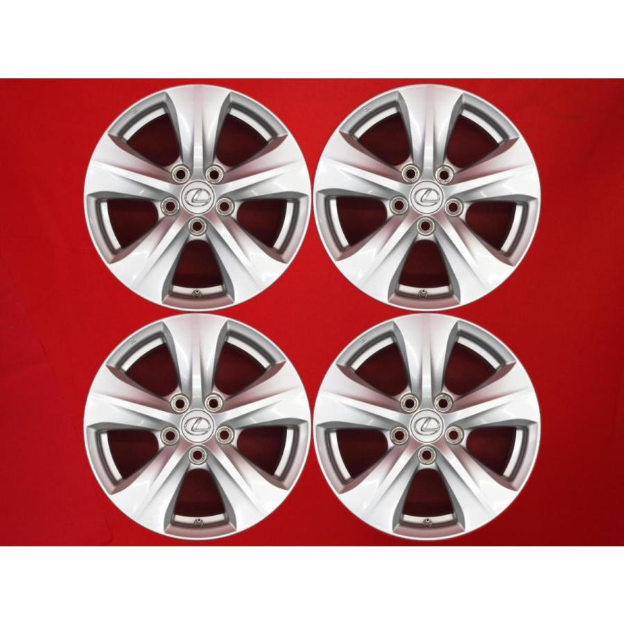 レクサス IS HYBRID [AVE30] 2WD・3.0・CVT・300h Fスポーツ　アルミホイール　4本セット LEXUS レクサス IS 300h AVE30 AVE35純正 中古ホイール 4本 7J 16