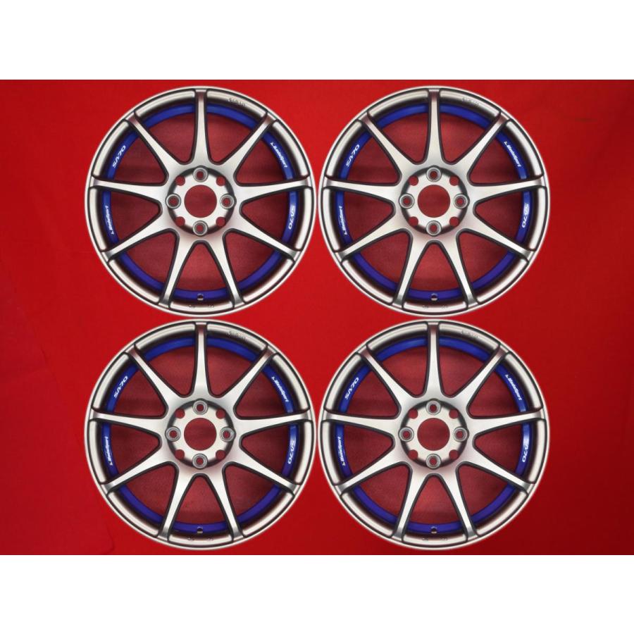 WEDS ウェッズスポーツ SA-70 中古ホイール 4本 6.5J 15インチ PCD100 
