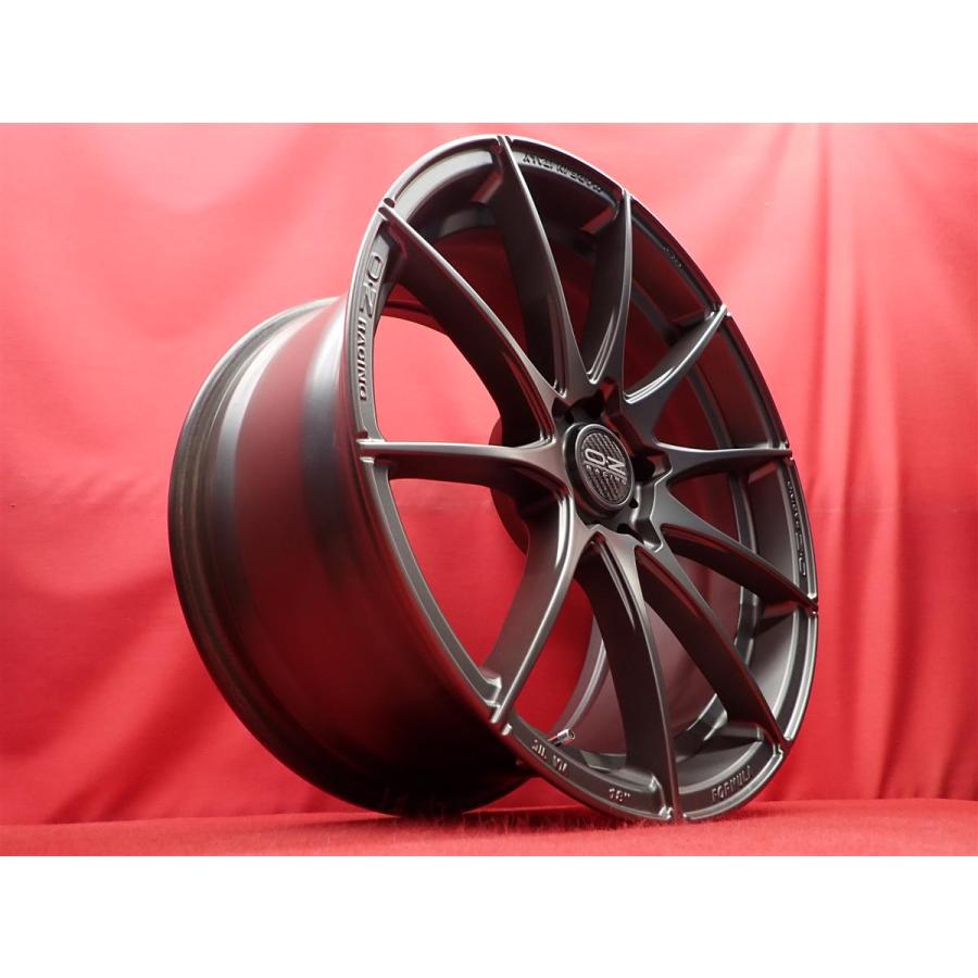 軽量 1本9.8kg OZ FORMULA-HLT 中古ホイール 4本 9J 18インチ PCD114.3 