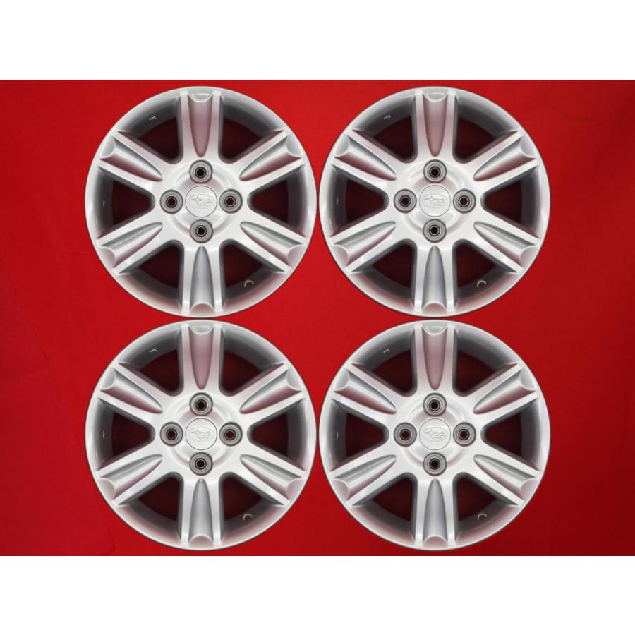 SUBARU スバル ステラ 純正 中古ホイール 4本 4.5J 14インチ PCD100 4