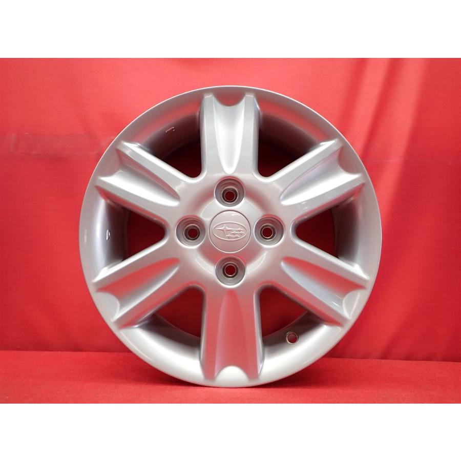 SUBARU スバル ステラ 純正 中古ホイール 4本 4.5J 14インチ PCD100 4