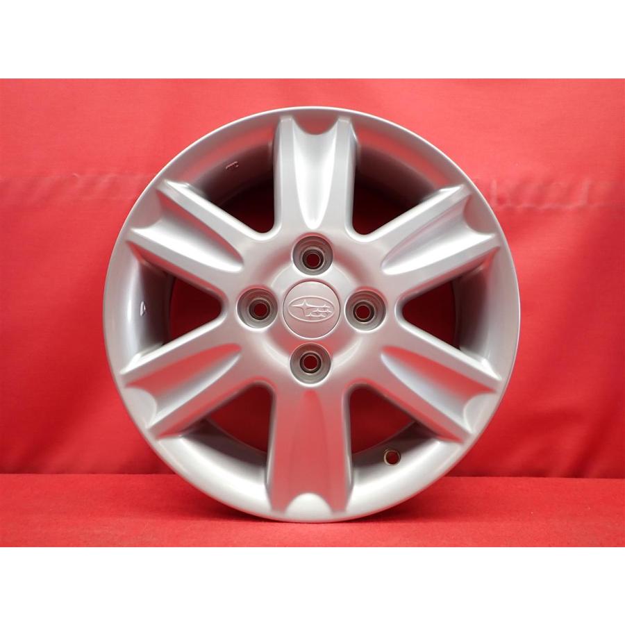 SUBARU スバル ステラ 純正 中古ホイール 4本 4.5J 14インチ PCD100 4