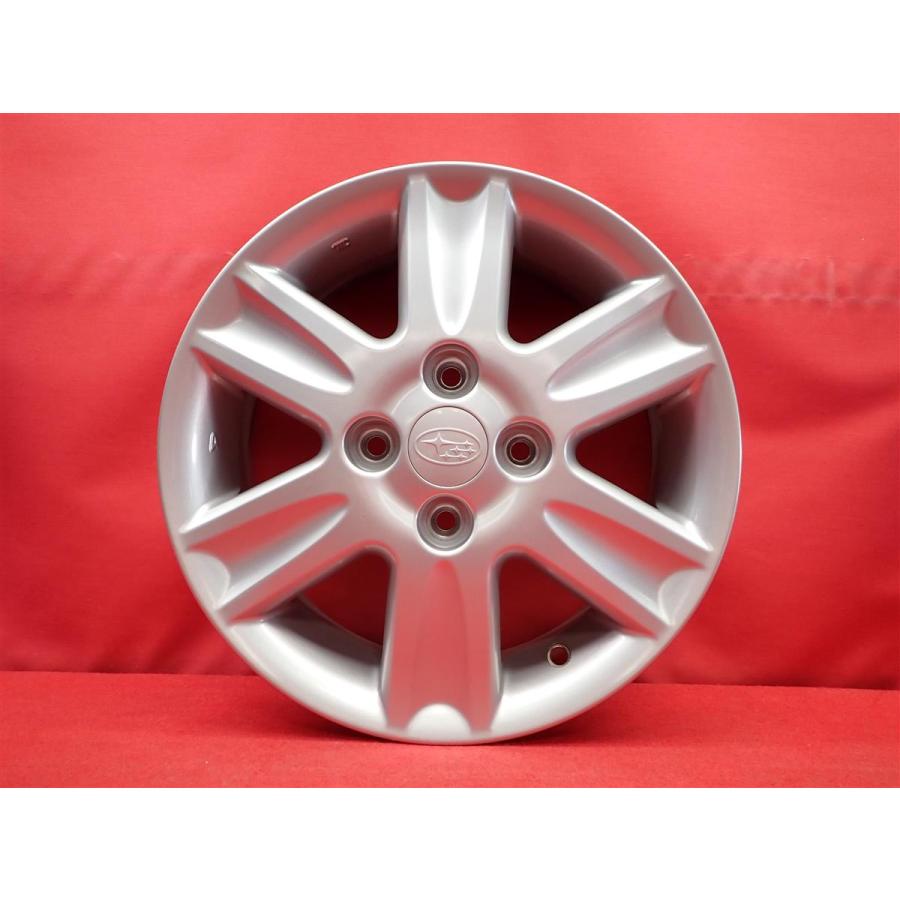 SUBARU スバル ステラ 純正 中古ホイール 4本 4.5J 14インチ PCD100 4