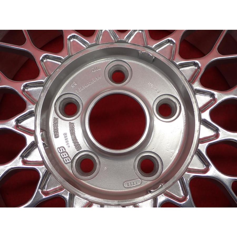鍛造 軽量 1本6.7kg BBS RG RG049 中古ホイール 4本 7J 16インチ
