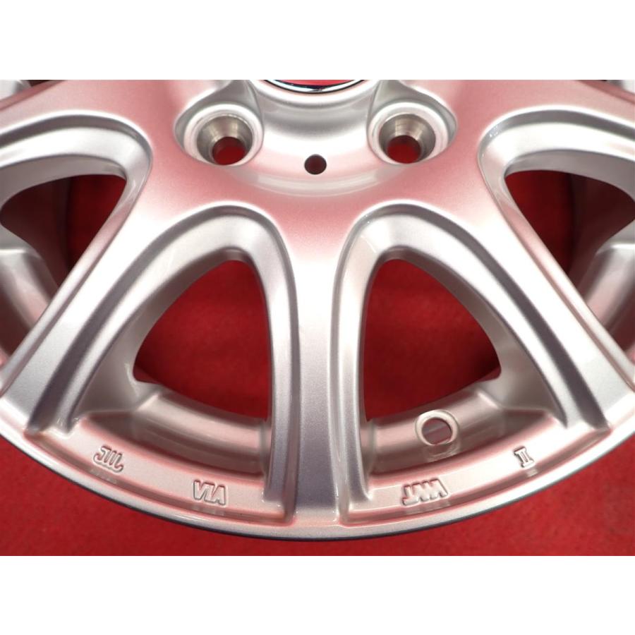 LAUFBAHN ラウフバーン 10スポーク 中古ホイール 4本 4J 13インチ PCD100 4穴 +45 ハブ73 スペーシア N-BOX ek 等 軽自動車全般へ aa13の画像