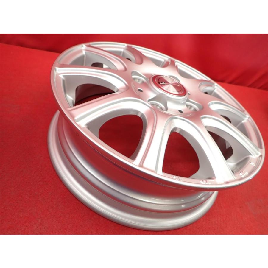 LAUFBAHN ラウフバーン 10スポーク 中古ホイール 4本 4J 13インチ PCD100 4穴 +45 ハブ73 スペーシア N-BOX ek 等 軽自動車全般へ aa13の画像