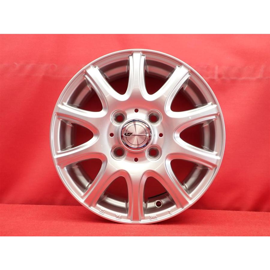 LAUFBAHN ラウフバーン 10スポーク 中古ホイール 4本 4J 13インチ PCD100 4穴 +45 ハブ73 スペーシア N-BOX ek 等 軽自動車全般へ aa13の画像