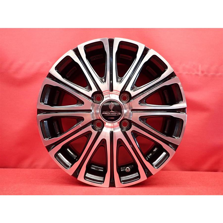 PROMISING WORK 14インチ アルミホイール 4本セット WORK PROMISING プロミッシング STYLE V 中古ホイール 4本 4.5J 14