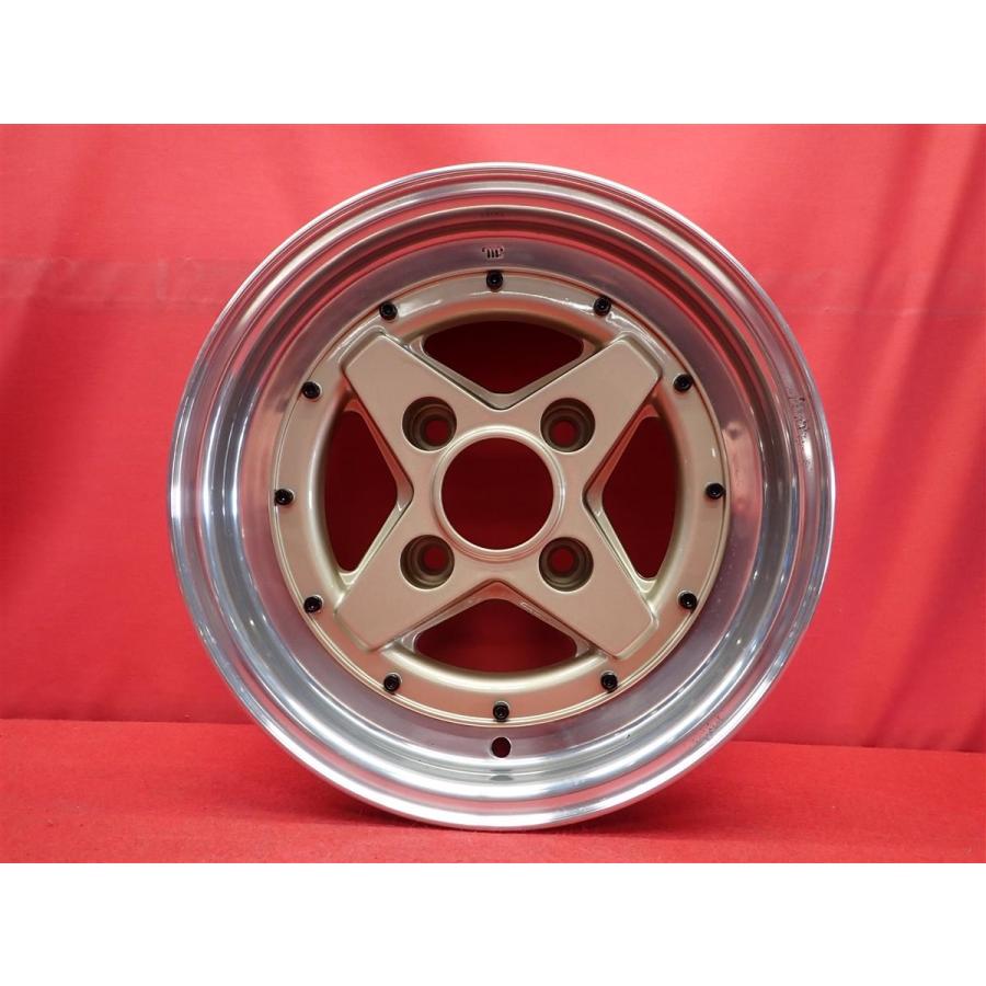 絶版 希少 HAYASHIRACING コマンド 中古ホイール 4本 6J 13インチ