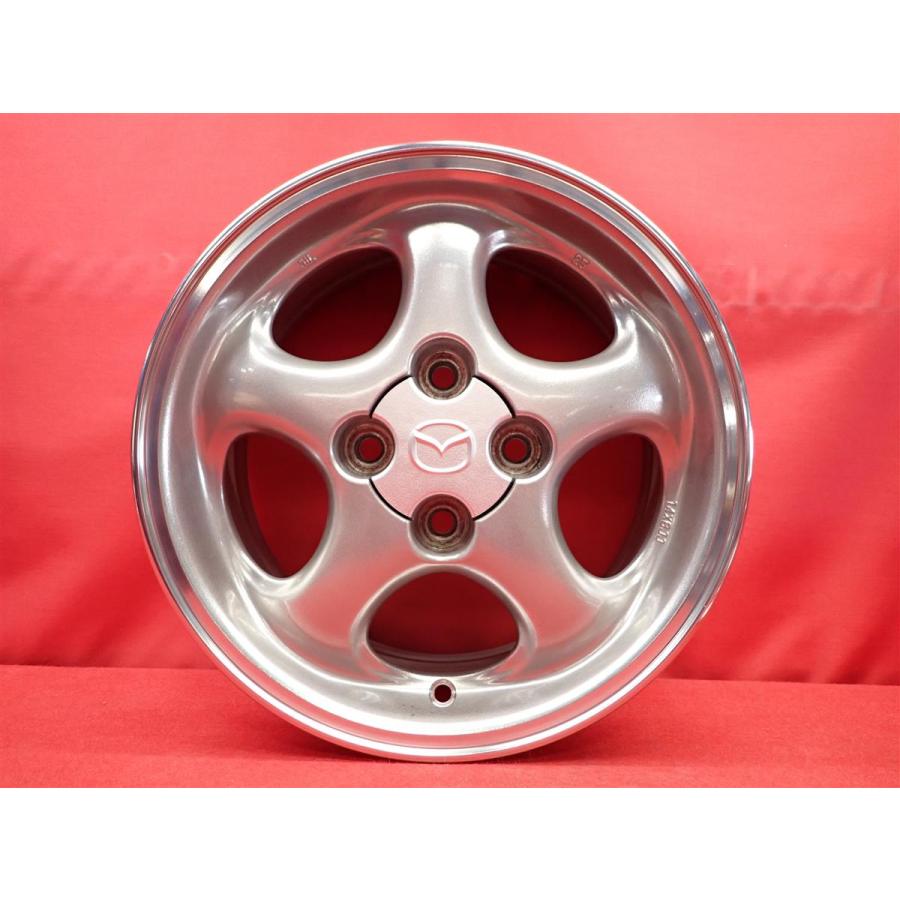 C405 14×6J PCD100 4穴 ホイール(錆あり) 4本 マツダ MAZDA マツダ ロードスター NB6C 純正 中古ホイール 4本 6J 14インチ