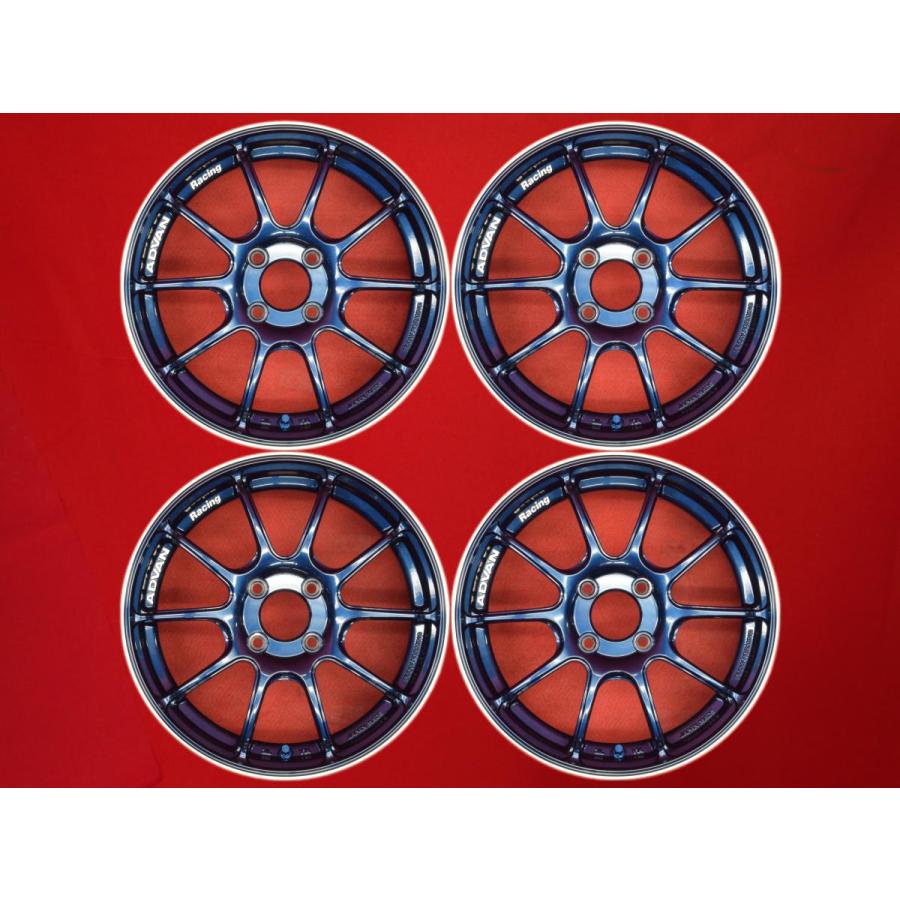 軽量 1本4.8kg ADVAN アドバンレーシング RZ2 中古ホイール 4本 5J 15