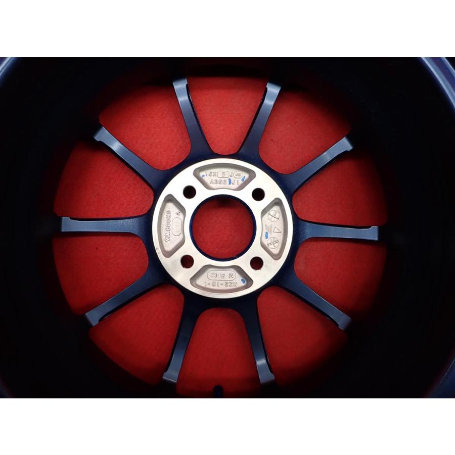 軽量 1本4.8kg ADVAN アドバンレーシング RZ2 中古ホイール 4本 5J 15