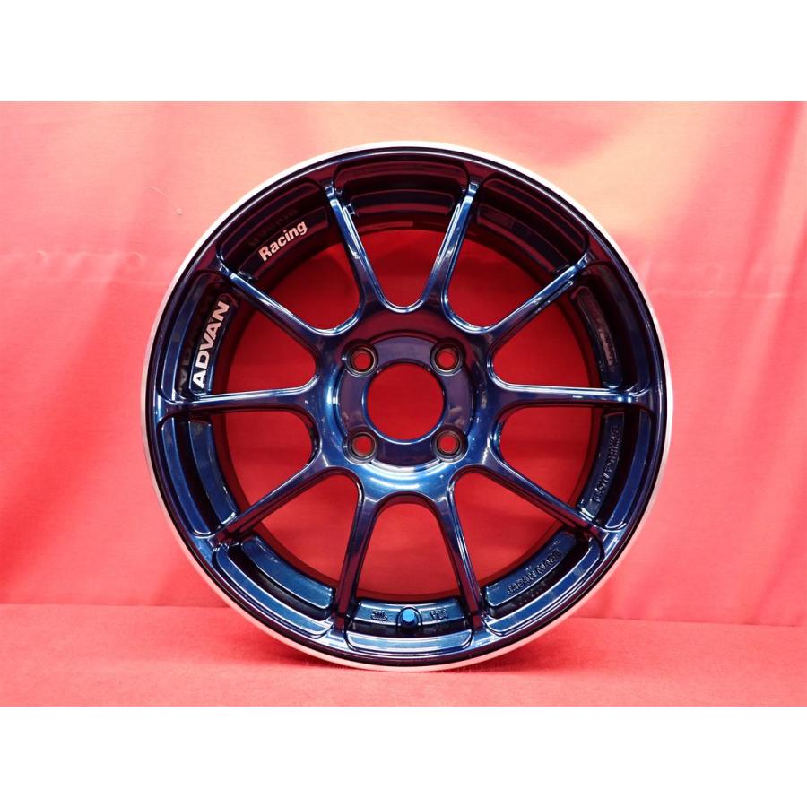 軽量 1本4.8kg ADVAN アドバンレーシング RZ2 中古ホイール 4本 5J 15
