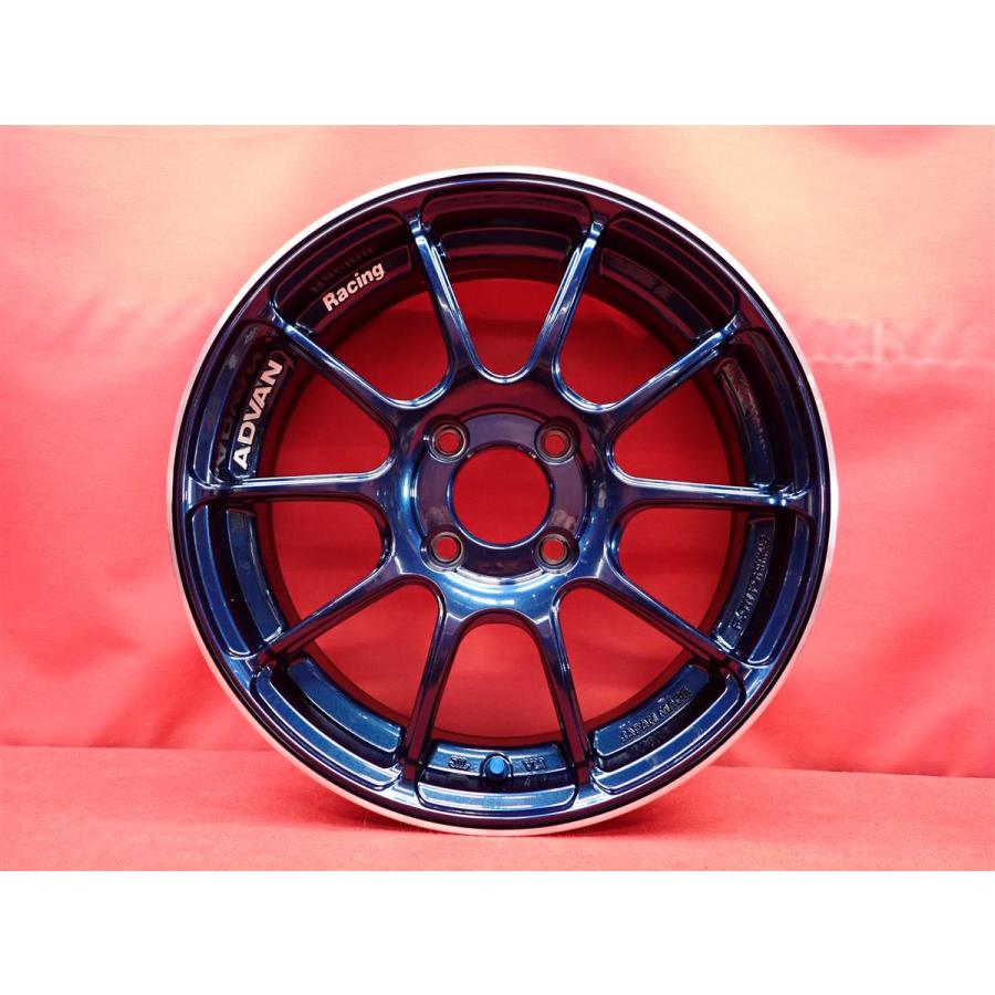 軽量 1本4.8kg ADVAN アドバンレーシング RZ2 中古ホイール 4本 5J 15