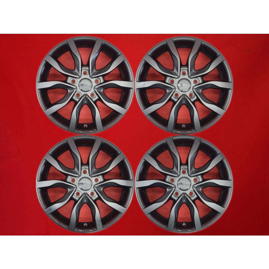 MAK マック KOLN ケルン 中古ホイール 4本 6.5J 16インチ PCD114.3 5穴 