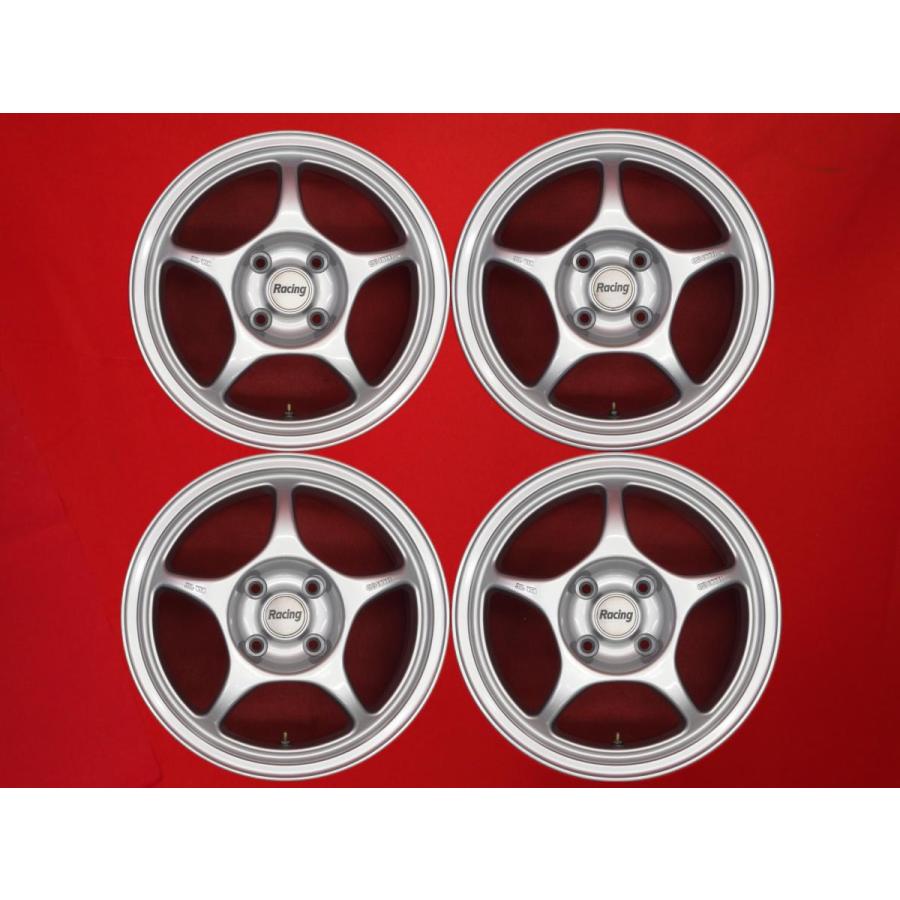 軽量 1本7.7/7.8kg エンケイ ENKEI RP-01 中古ホイール 4本 7/8J 16
