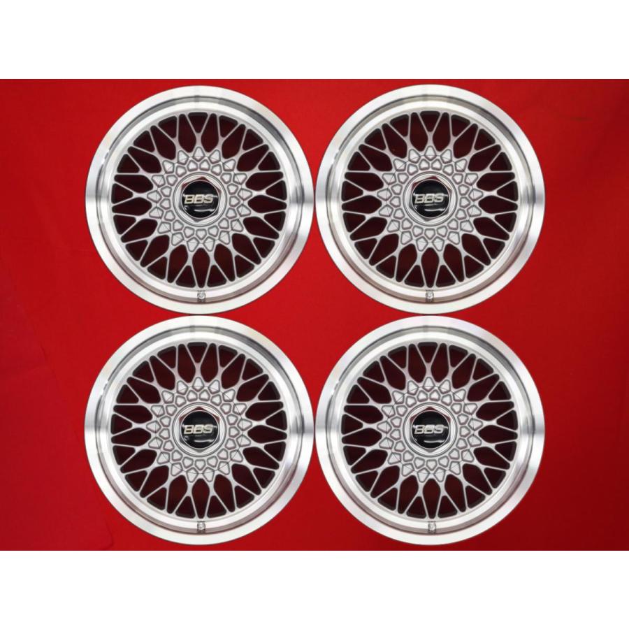 【値下げ】【中古】【送料込み】BBS 正規品ホイールキャップ ホイールナット 絶版 希少 鍛造 軽量 1本7.2kg BBS RG RG110 中古ホイール 4本 7.5J 16