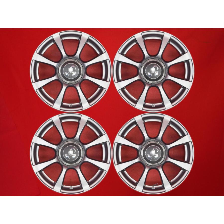 アバルト500 純正ホイール キズ無し 美品 ABARTH アバルト 500 純正 8スポーク 中古ホイール 4本