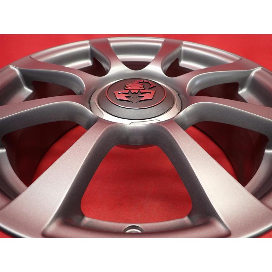 ABARTH 純正 16インチ ホイール GOODYEAR タイヤセット　3本目 キズ無し 美品 ABARTH アバルト 500 純正 8スポーク 中古ホイール 4本