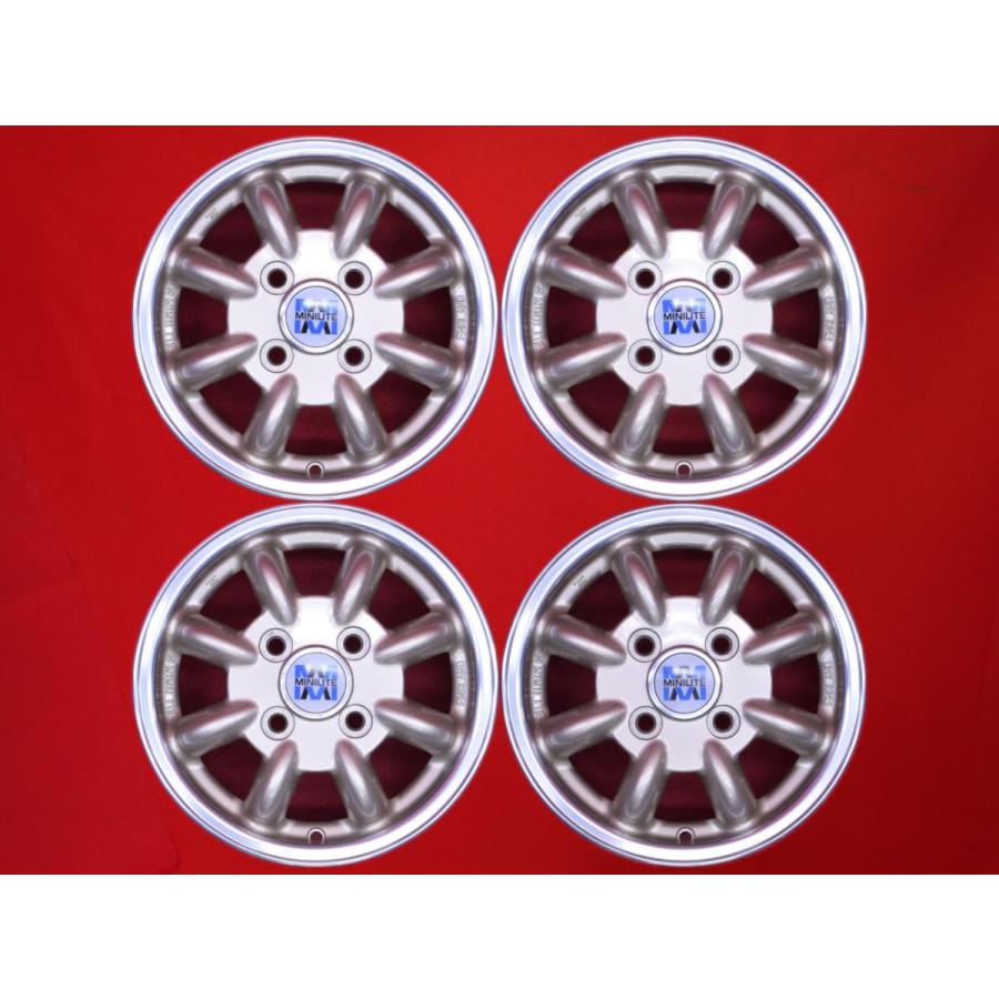希少 SUBARU スバル 純正 MINI LITE 中古ホイール 4本 4J 12インチ