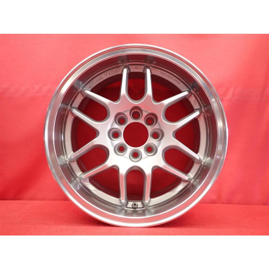 絶版 希少 WORK Ewing RS-β 中古ホイール 4本 6.5J 15インチ PCD100 4