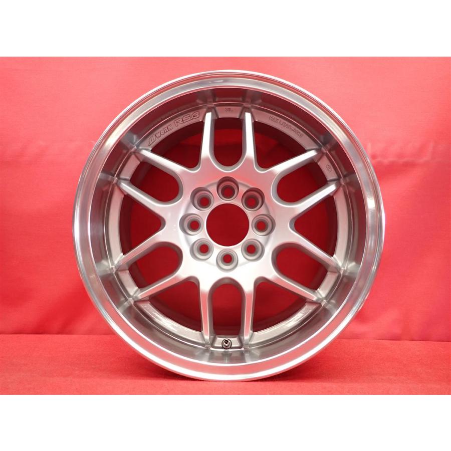 絶版 希少 WORK Ewing RS-β 中古ホイール 4本 6.5J 15インチ PCD100 4