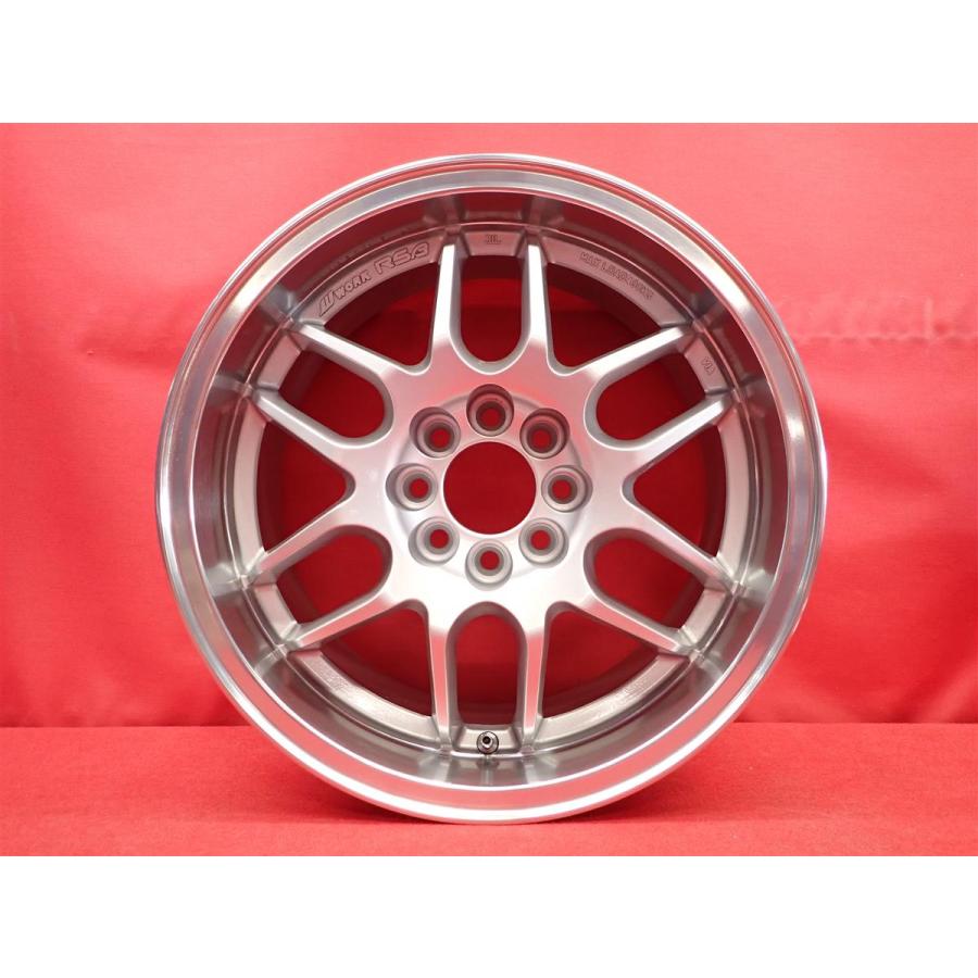 絶版 希少 WORK Ewing RS-β 中古ホイール 4本 6.5J 15インチ PCD100 4