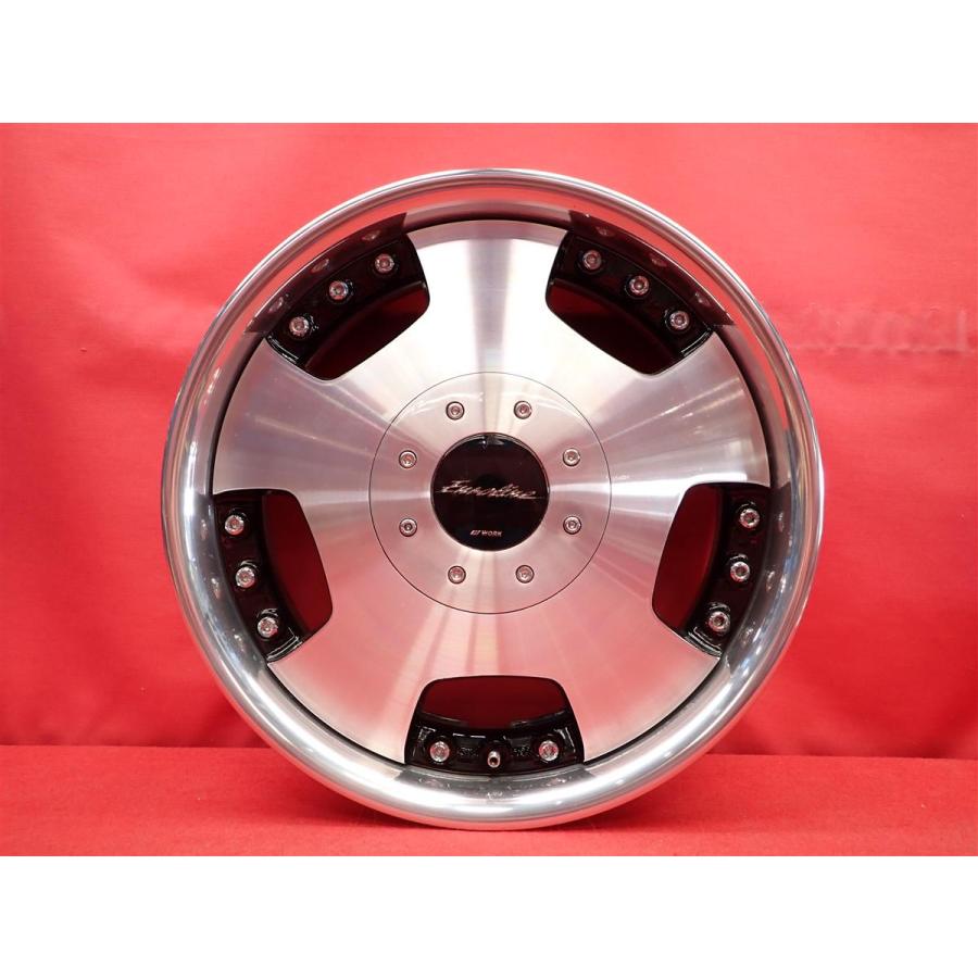 絶版 希少 WORK Euroline ユーロライン 中古ホイール 4本 5J 15インチ 