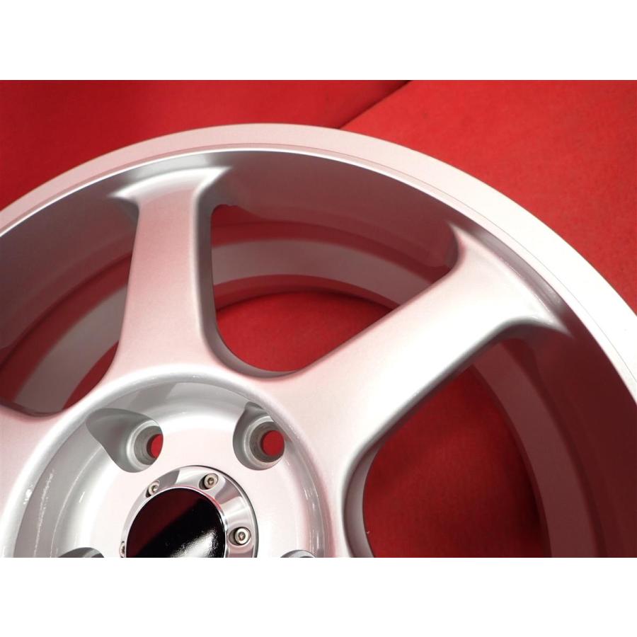 軽量 1本7.5kg AVS モデル6 中古ホイール 4本 7J 16インチ PCD114.3 5