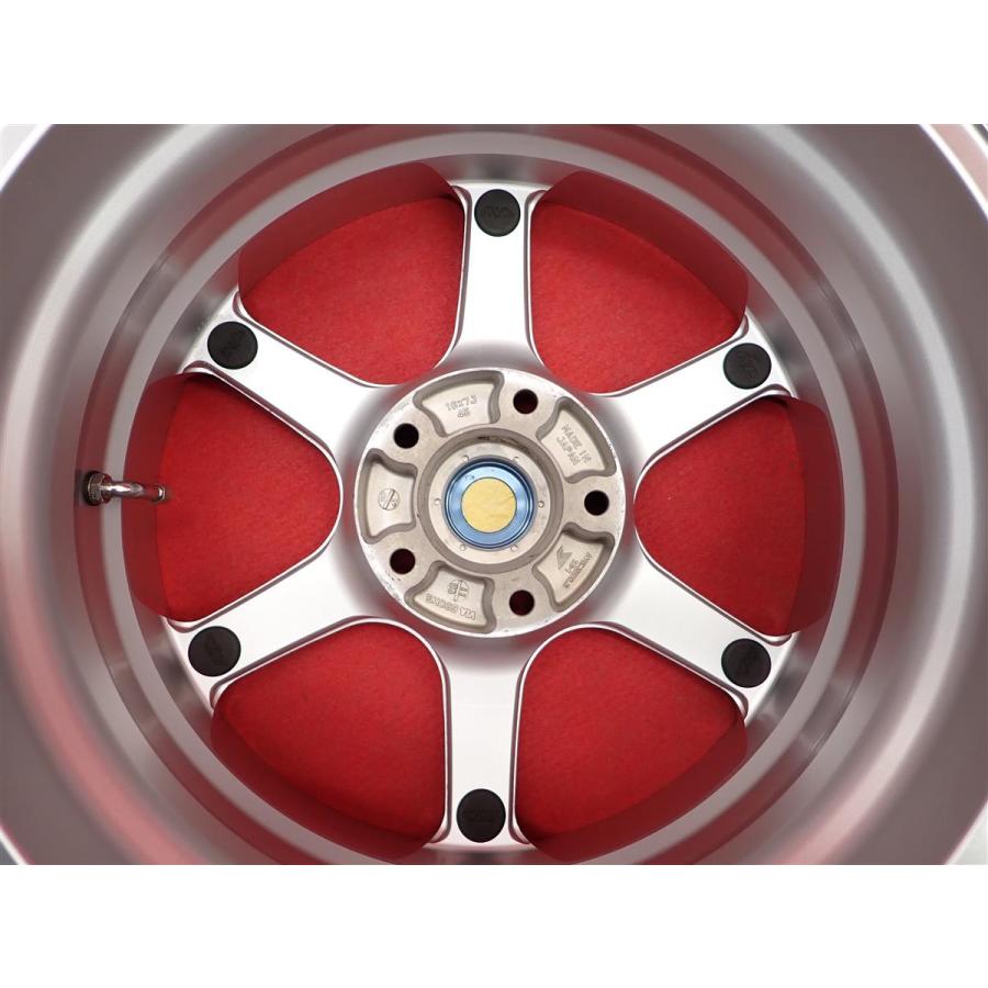 軽量 1本7.5kg AVS モデル6 中古ホイール 4本 7J 16インチ PCD114.3 5