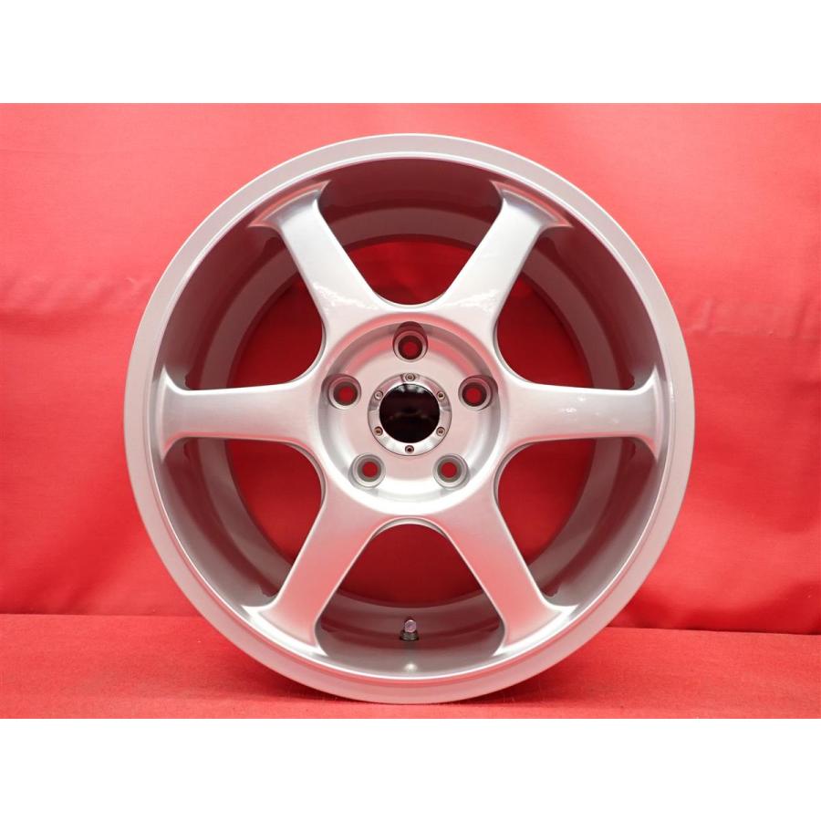 軽量 1本7.5kg AVS モデル6 中古ホイール 4本 7J 16インチ PCD114.3 5