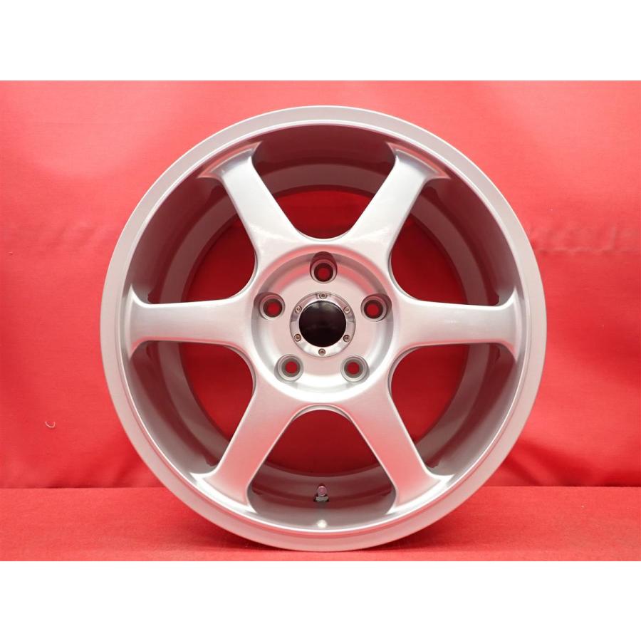 軽量 1本7.5kg AVS モデル6 中古ホイール 4本 7J 16インチ PCD114.3 5
