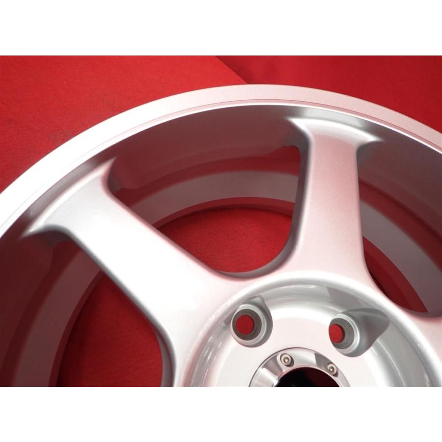 軽量 1本7.5kg AVS モデル6 中古ホイール 4本 7J 16インチ PCD114.3 5