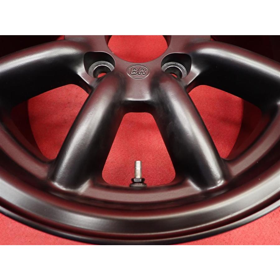 絶版 希少 ブラックレーシング 中古ホイール 4本 6.5J 15インチ PCD114