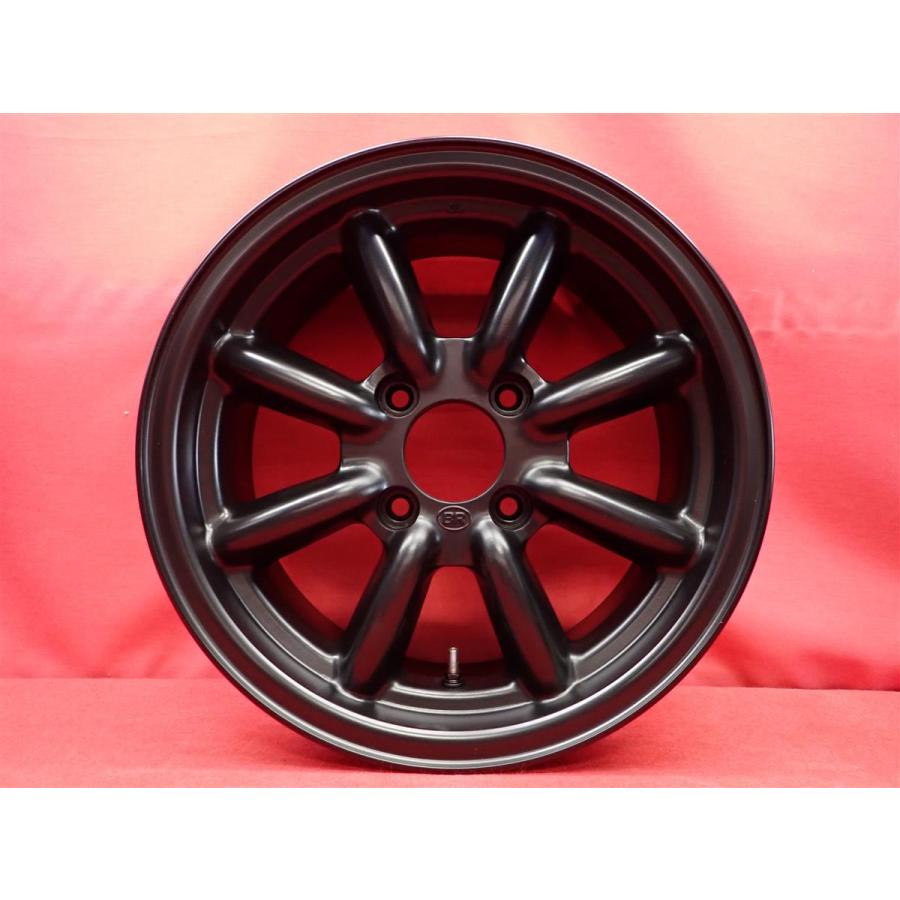 絶版 希少 ブラックレーシング 中古ホイール 4本 6.5J 15インチ PCD114