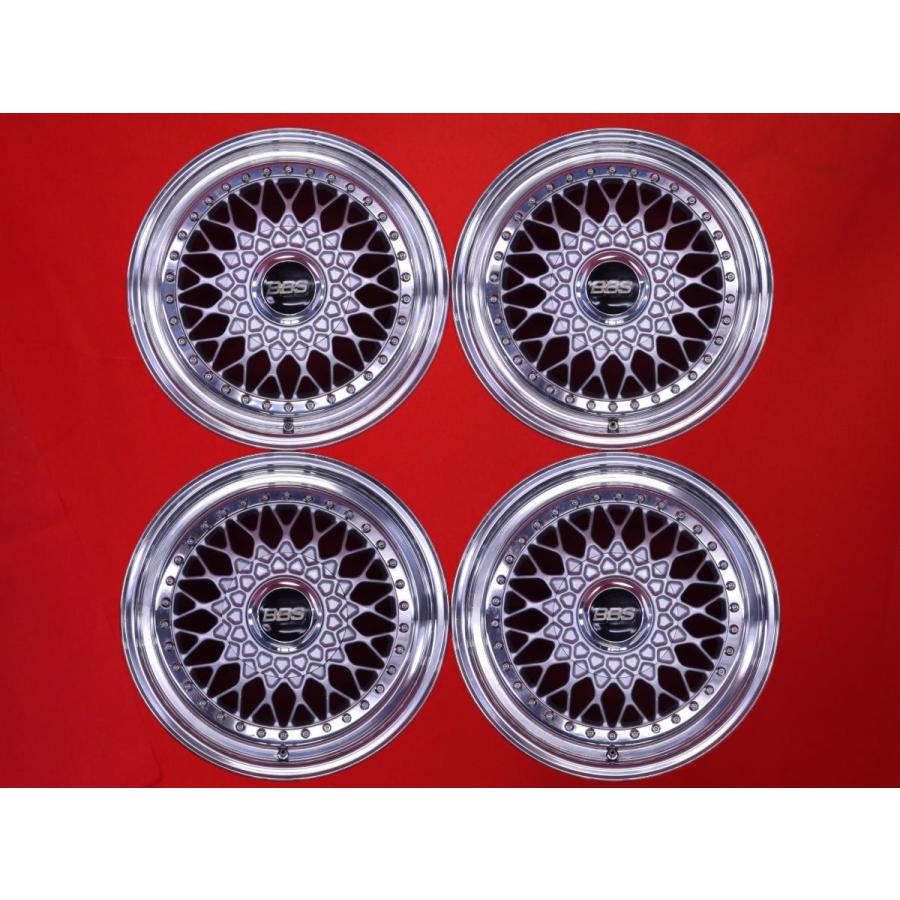 鍛造 軽量 BBS RS RS137 RS225 中古ホイール 4本 7/8J 16インチ PCD114
