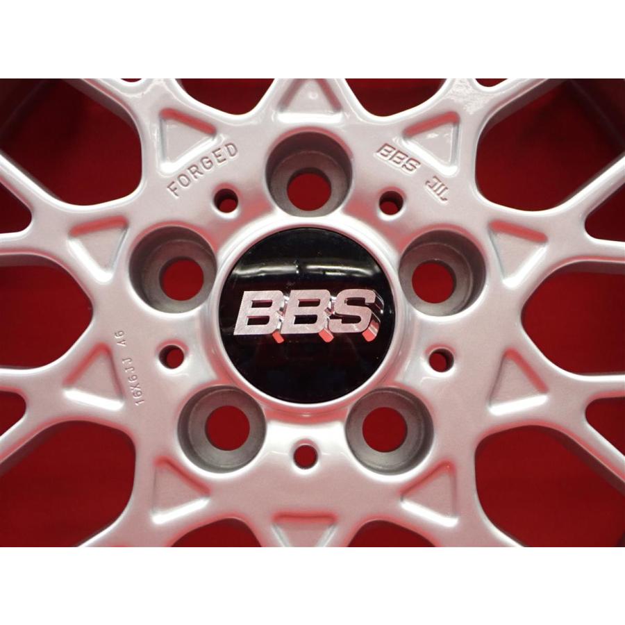 鍛造 軽量 1本6.7kg 希少 ミツビシ 純正 BBS 中古ホイール 4本 6J 16