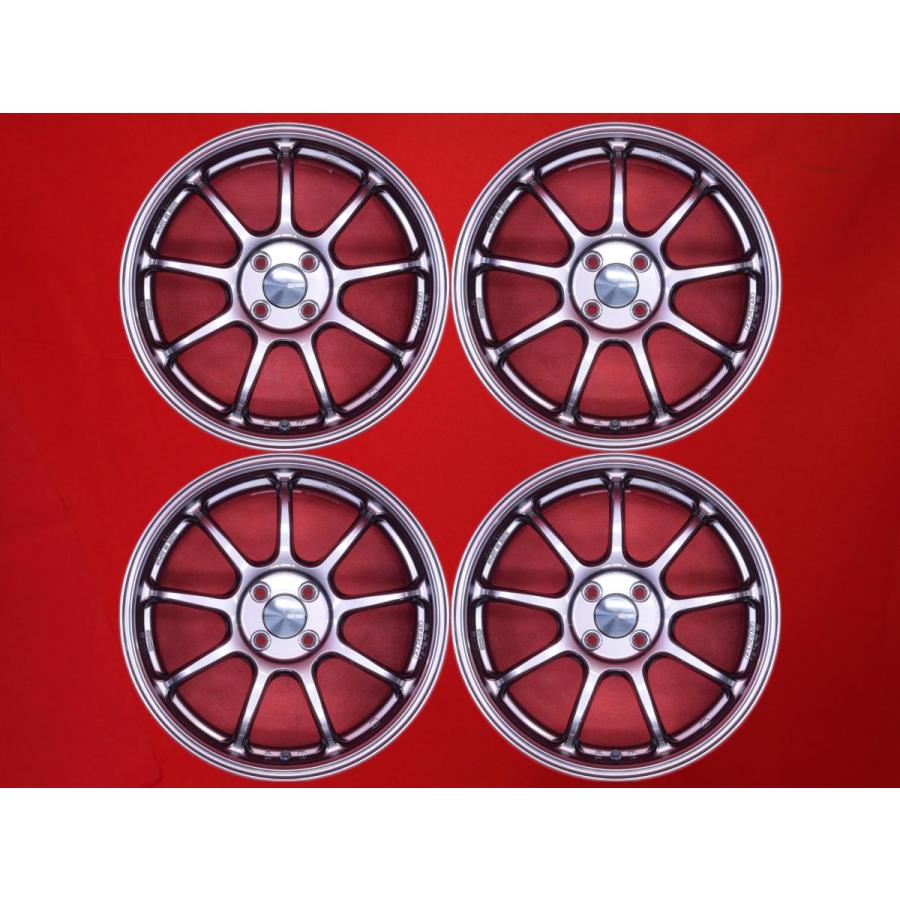 軽量 1本7.7kg ENKEI エンケイ PF09 中古ホイール 4本 7J 17インチ