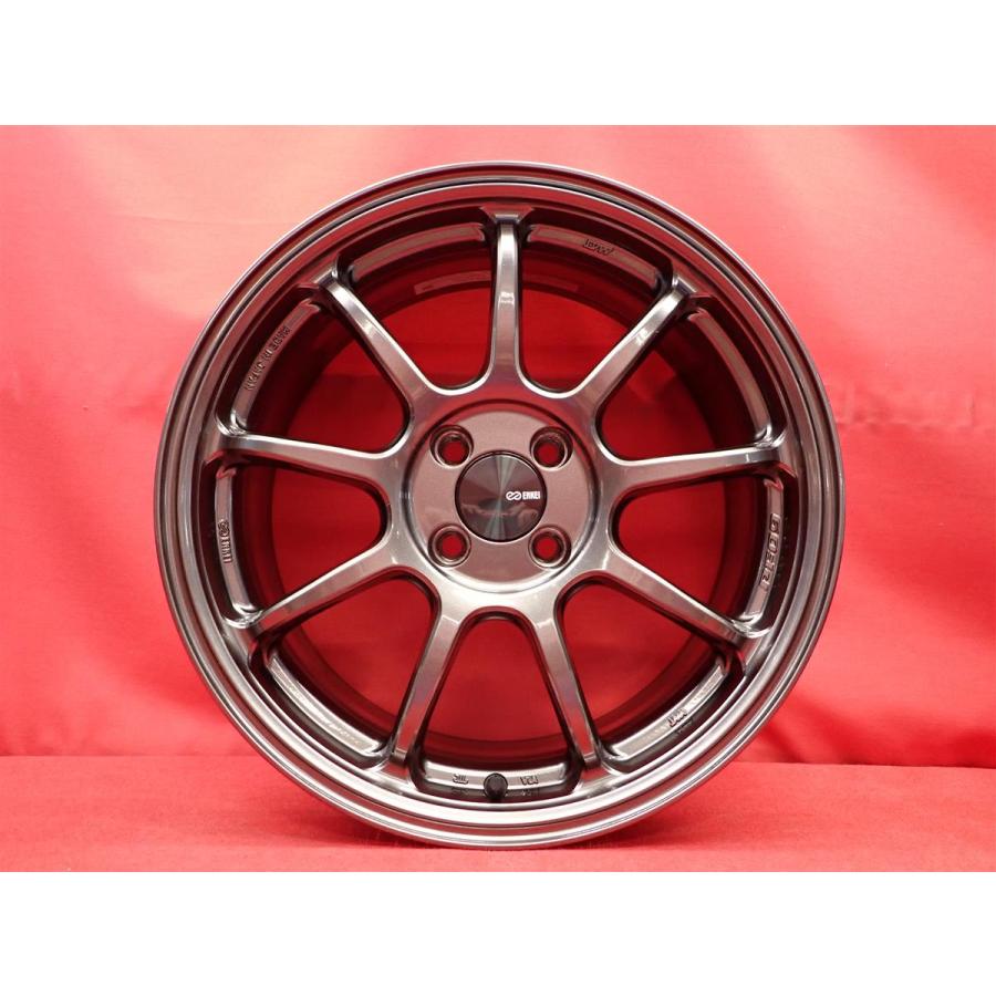 軽量 1本7.7kg ENKEI エンケイ PF09 中古ホイール 4本 7J 17インチ