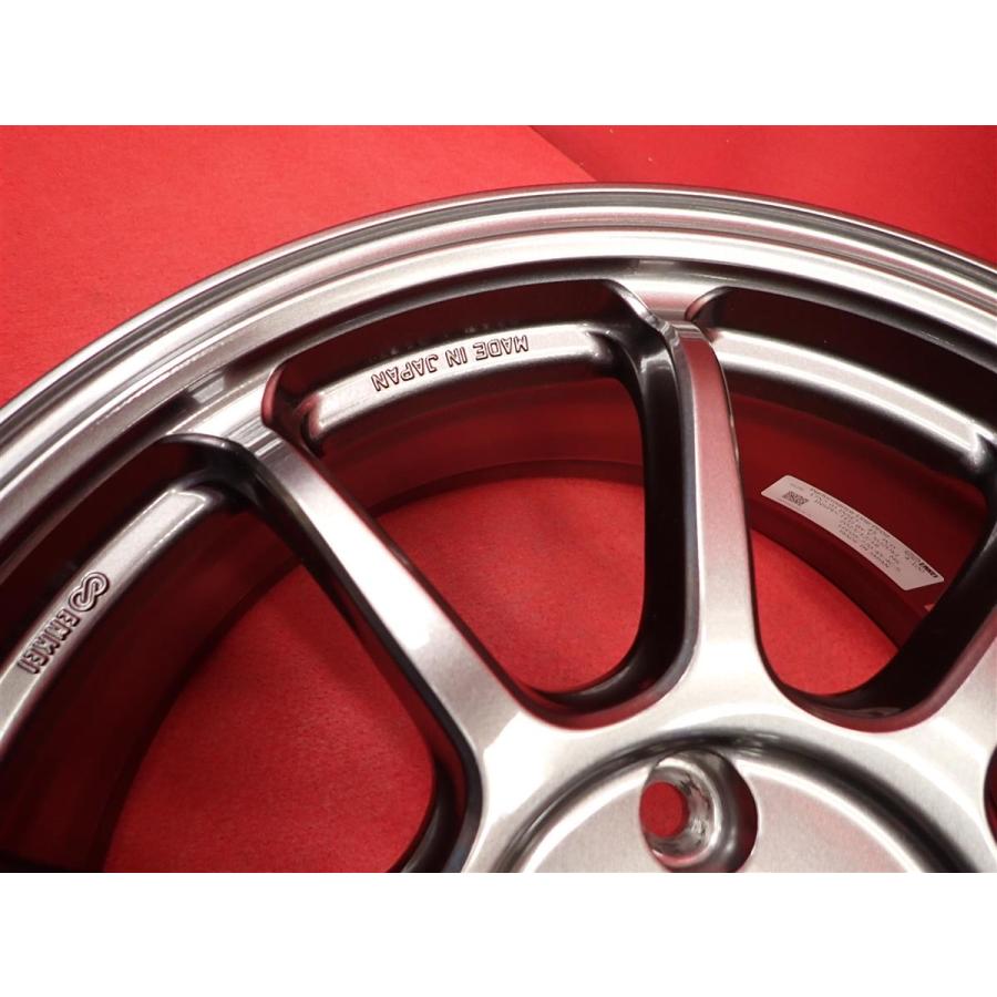 軽量 1本7.7kg ENKEI エンケイ PF09 中古ホイール 4本 7J 17インチ